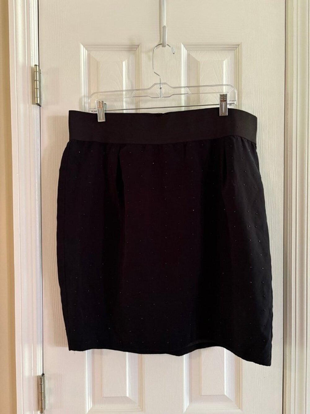 Lane Bryant Black Studded Skirt Size 16